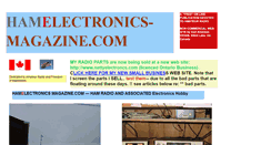 Desktop Screenshot of hamelectronicsmagazine.com